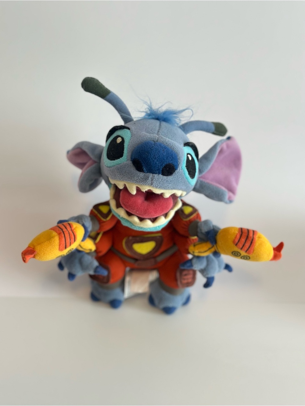 Vintage 2002 Disney Lilo & Stitch Experiment 626 Blaster Space Suit Plush
